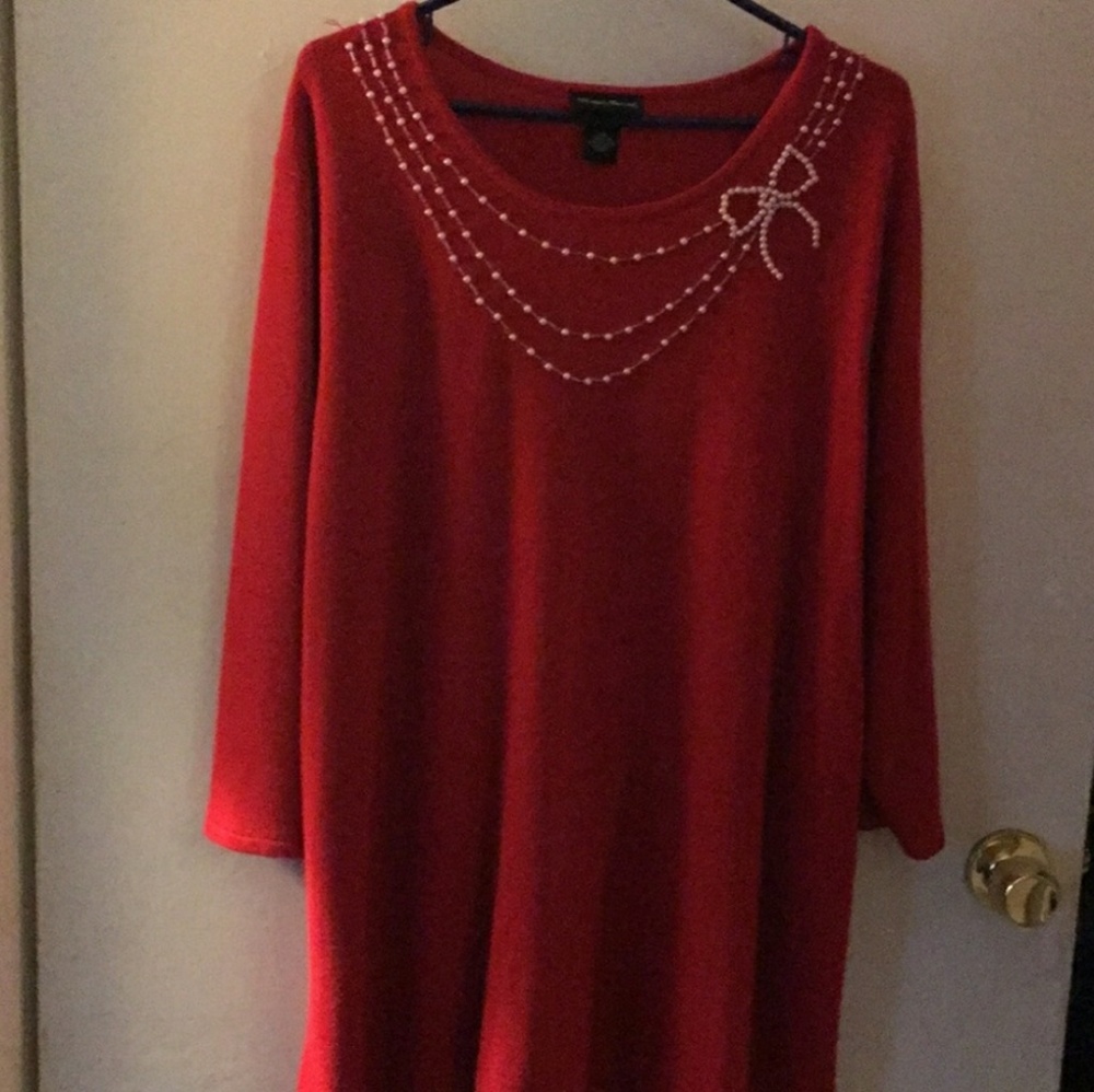 Red Holiday sweater